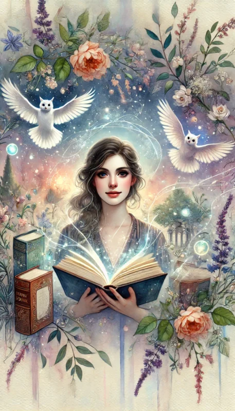 fantasy watercolor image of Pat York