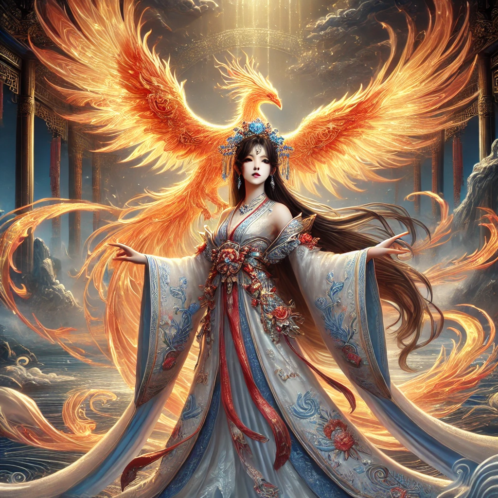 xanxia woman with phoenix