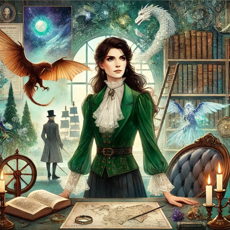 Watercolor Fantasy Image Naomi Novik