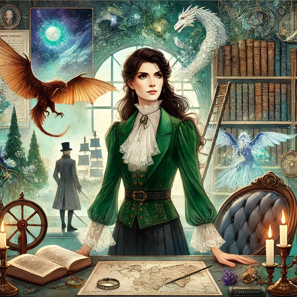 Watercolor Fantasy Image Naomi Novik