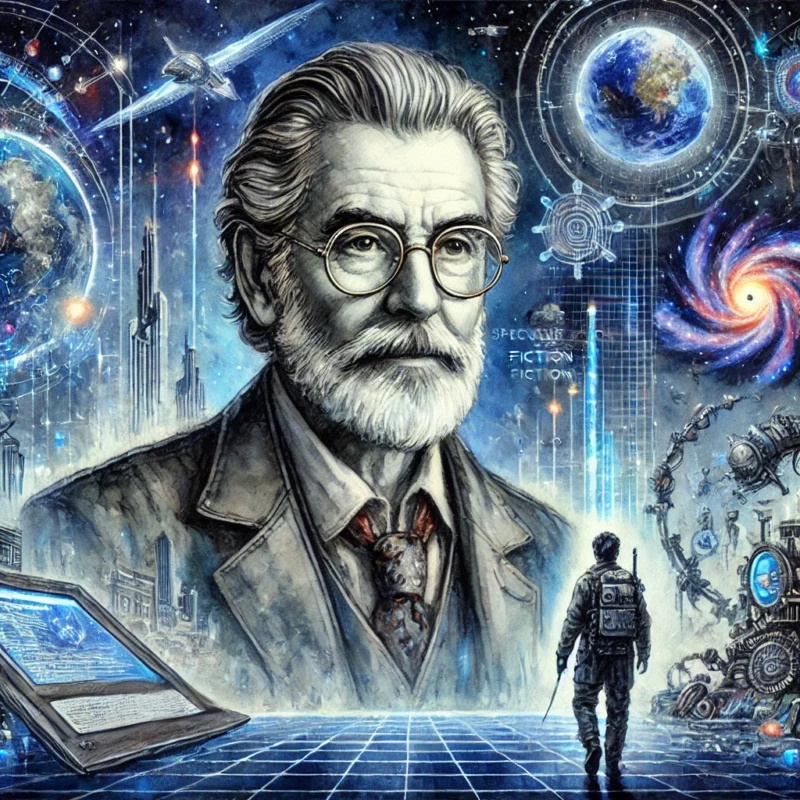 Watercolor fantasy image Walter Jon Williams