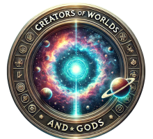 Creators of Worlds and Gods Logo