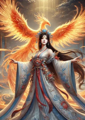 xanxia woman with phoenix