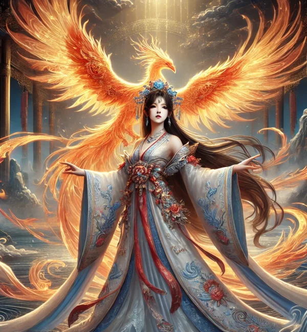 xanxia woman with phoenix